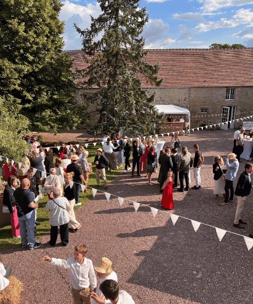 photo d'un anniversaire dans un domaine à Falaise