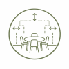 icone d'espaces de reception de mariage modulables